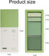 Green Sticky Notes Set - 240 Sheets Lined Pastel Self-Stick Index Tabs for Planner, Bullet Journal, Calendar (Avocado