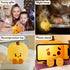 Generic 3 Dimmable Cute Pumpkin LED Night Light, Level Nursery Nightlight, Silicone Soft Light Lamp Gift, Rechargeable