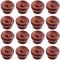 FirstDecor 20PCS Farmhouse Style Wooden Knobs Wood Drawer Shoe Cabinet Bedside Table Knobs