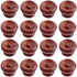 FirstDecor 20PCS Farmhouse Style Wooden Knobs Wood Drawer Shoe Cabinet Bedside Table Knobs