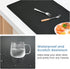 Zakia 32x16 Desk Mat Wireless Charging Mouse Pad Large Journey Desk Pad Mat with Wireless Charger Waterproof Black