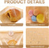 YLQLA 300 7.1 7.5 Inch Packaging Pcs x Heat Sealable Bakery Bags with Window.Treat,Sandwich,Cookie Bags.Kraft Paper