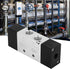 1/4in 5 Way Air Valve, 2 Position Inlet/Outlet 4A220-08 Pneumatic Valve for Mechanical and Textile Equipment