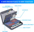 ENGPOW Accordion File Organizer, Fireproof Expanding File Folder with 13 Pockets, Document Organizer Bag with Handle &