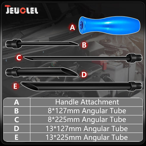 JEUCLEL 5PCS Set, OEM:7618 Wire Insertion Tool Piercing, Lead Wire Threading, Handhold Auto Repair Disassembly Gadget