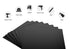 Pack of 4 ABS Plastic Sheet 12" x 16" x 0.060" Thick, Black Moldable for Robotics Competition