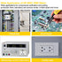 HoldPeak Digital Smart SMD Tester, 6000 Counts HP-990C DMM Handheld Resistance Capacitance Tester, Battery Included