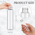 Tioncy 150 Pcs Clear Plastic Test Tubes, 50 ml Vials with Caps for Storage and Experiments