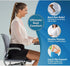 ZATIVA Tailbone, Home Office Seat Cushion - Comfort Memory Foam Chair Cushion with Cooling Gel Infused for Back