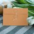 Tofficu 20Pcs Brown Kraft Paper Envelopes - 6.7x4.5 Inch Vintage Document Envelope with String and Button Closure