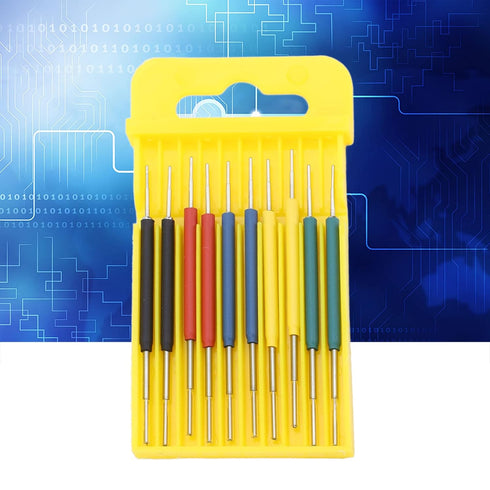 10Pcs Mini Grabber SMD IC Test Hook Clips Probes Kit for Logic Analyzer with Silicone Jumper Wires