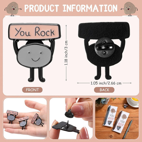 Sayglossy 36 Sets You Rock Office Funny Gift Motivational Employee Appreciation Gifts Bulk Ballpoint Pens Inspirational