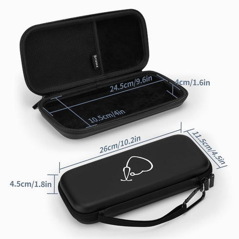 Yinke 3M Stethoscope Case for Littmann Classic III, Lightweight II S.E, MDF Acoustica Deluxe Stethoscopes, Extra Room