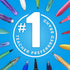 Paper Mate Flair Medium Felt Tip Stick Pen, Blue Ink, .7mm, Dozen