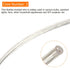 MECCANIXITY 3.0m/9.84ft PVC Covered Wire 2 Core Sheath Power Cord 18AWG for LED Lamp, Audio Cable, Speaker Line Clear