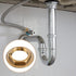 Qulkws 4 Pack 1/2" Female Locks Nut Pipe Fitting Lock Nut with Flange Brass Lock Nuts Gasket Hex Brass Female Locknut