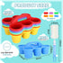 plaCredgai 6 Pack 6 (12 9 3.5 Inch) Classroom Caddy Organizer with Handle, Plastic Art Caddy, Drink Cup Caddies Holder