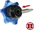 Powerbuilt 3/8 Inch Drive Palm Ratchet Handle, Finger Ratchet, Stubby Thumb Ratchet 2-in-1