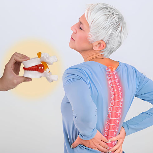 Model:1.5 breesky Human Anatomical Lumbar Disc Herniation Times Life Size Lumbar Disc Teaching Model Tool-for Medical