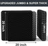 Helishy 20x20x1.9inch Gel Seat Cushion, Jumbo&Thick Gel Cushion Chair Pads with Non-Slip Cover for Home Office Car Seat