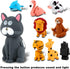 9 Pieces Nurse Flashlight Keychain Set - Pediatric Animal Flashlights Dolphin Lion Cow Cat Robot Giraffe Tiger