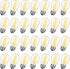 GvvooHome 28 Pack S14 Bulbs for Outdoor String Lights, Shatterproof LED Replacement