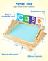 Sand Tray for Classroom - Montessori Sand Writing Trays with Lid, Wooden Tracing Tray for Kids Learn to Write Letters