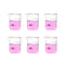 6pcs 400ml Upgraded Thick Glass Beakers, Griffin Low Form Beaker Set with Double Scale