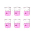 6pcs 400ml Upgraded Thick Glass Beakers, Griffin Low Form Beaker Set with Double Scale