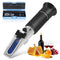 GYE Brix Refractometer with ATC, Dual Scale - Specific Gravity & Brix, Hydrometer