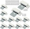 Jersvimc 12Pcs Cabinet Door Magnets Catch Magnetic Door Catch, Magnetic Shutter Hardware Drawer