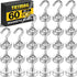 TRYMAG 60Pcs Heavy Duty Magnetic Hooks, 28Lbs+ Small Hooks for Cruise Cabins, Extra Strong for Hanging