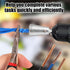 2 Pcs Twister Wire Connectors, Drill Wire Twisting Tool for Quick Stripping and Nut Twisting