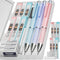 Nicpro 3PCS Pastel Mechanical Pencil Set, 0.5mm with 6 Tubes HB Lead, 3 Erasers, 9 Refills & Case, Aesthetic Supplies