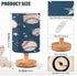 ALAZA Retro Baseball Balls Bedside Table Lamp with USB Port for Bedroom Nightstand Lamps Night Light Linen Fabric Shade