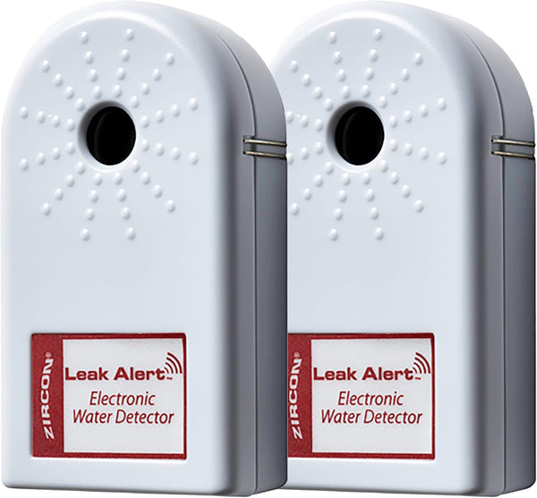 Zircon Leak Alert Water Leak Detector & Flood Sensor Alarm/Water Leak Sensor with