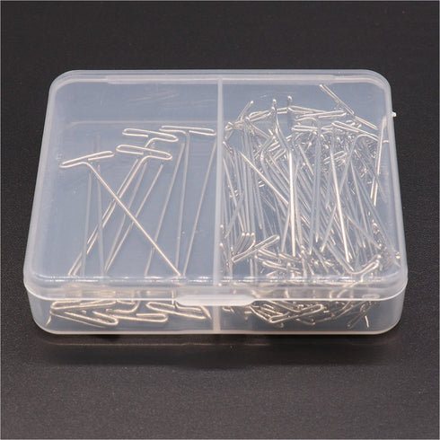 Labs Nickel Plated Science Dissection T-Pins, Frog Dissection Pin (Pack of 110, 100 Pack 1.5", 10 Pack 2")