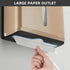Paper Towel Dispensers Wall Mount: Multifold Z-Fold Paper Towel Holder, No Drilling Install, Compact Hand Towel