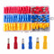 160pcs Terminals Quick Wire Connectors Kit, Male and Female Waterproof Electrical Wire Connectors