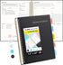 SUNEE Meeting Notebook with Sticky Tabs, 160 Pages B5 Project Planner for Office & Business