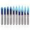 LUNYEE Triangular CNC Router Bits Set, 1/8" Shank Engraving V-Bit for Acrylic Wood Sign Making