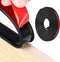 U-Shape Edge Banding, 16.4ft Self Adhesive Black Veneer Edging Trim for Countertop, Table, Cabinet Repair Furniture