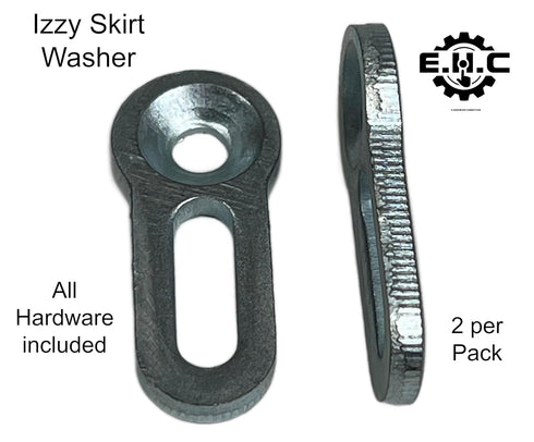Izzy Skirt Washer/Adjustable Washer/Table Connector/Drawer Front Connector/All Hardware Include Pack of 2 by E.H.C.