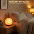 SAF Naturals 6 Inch Dimmer Himalayan Natural Salt Lamp, Globe Shape, Diameter, with Cable
