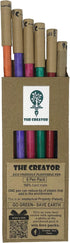 THE CREATOR The CREATOR - PLANTABLE Pens One pen reduces 6g of plastic added to the environment Eco Friendly Go Green - Save Earth Give a gift that speaks to the Heart, Pack of (6), RAINBOW Theme by THE CREATOR