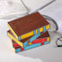 Rehenbsem Stained Resin Stacked Books Lamp, Stained Stacked Books Lamp,Reading Book Lighting Vintage Table Lamp