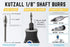Kutzall Original Flame Rotary Burr, Coarse, 1/8" Shaft - Woodworking Attachment for Dremel, Foredom, DeWalt, Milwaukee