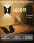 1 Pack 5000mAh 3 Closet Rechargeable Motion Sensor Wall Light: Battery Operated Wall Sconce Colors Wireless Motion