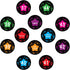 Outus 48 Pieces 4 Inch Classroom Floor Stickers, Number Carpet Markers Spots for Preschool and Kindergarten