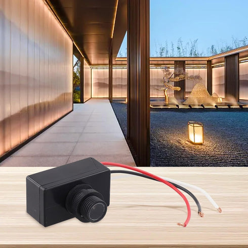 UrbanHui Photoelectric Dusk to Dawn Sensor Switch for Outdoor Lighting For Energy Conservation and Weather Resistant